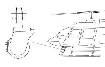Bell 206A, B, L, L-1, L-3, L-4 FLIR Thermal Imager Mount - Includes I.D.P. Mount