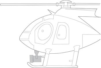 MD Helicopters 500, 520, 530 Series w/High Skid Gear