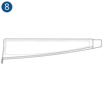 Seat Panel Lower Chiffon R/H