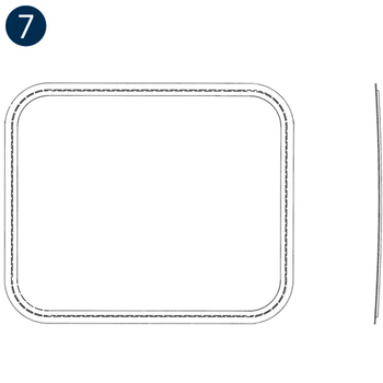 Cargo Door Window Clear Exterior Mount, L/H or R/H