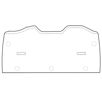 Hat Bin Closeout Assy w/shoulder harness provisions Beige