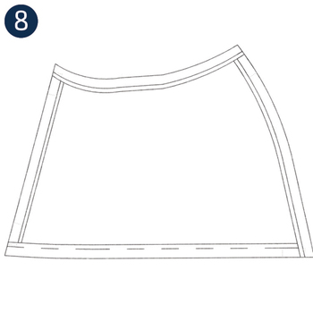 Windshield Lower Lt. Gray, R/H