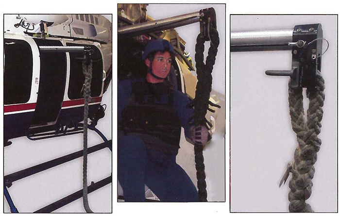 Ballasted Fast Rope Bell 407, Fast Rope Kit | Fast Rope Insertion/Extraction System (FRIES ...