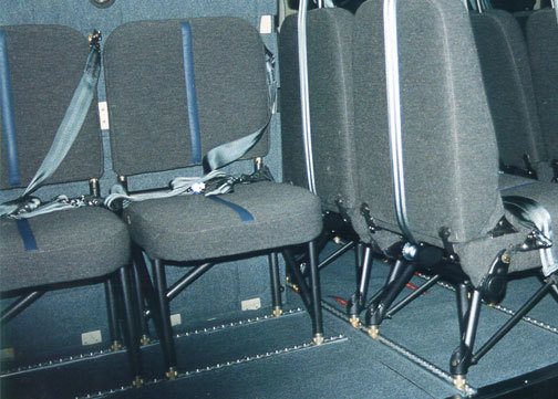 4-Place Side Facing Utility Seat Configuration Bell 212 S/N 34501 and subsequent, Bell 412, 412EP S/N 36061 and subsequent