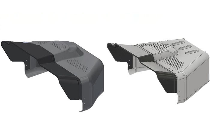 Glareshield (base ship with air conditioning)