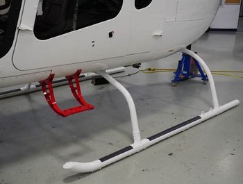 Bell 505, High Gear, Full Length Carbide Skid Shoe Install Kit