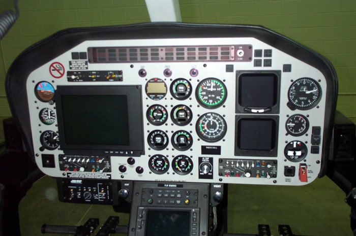 Bell 407, Expanded Instrument Panel (Dimensions: 14.375 X 29.5)