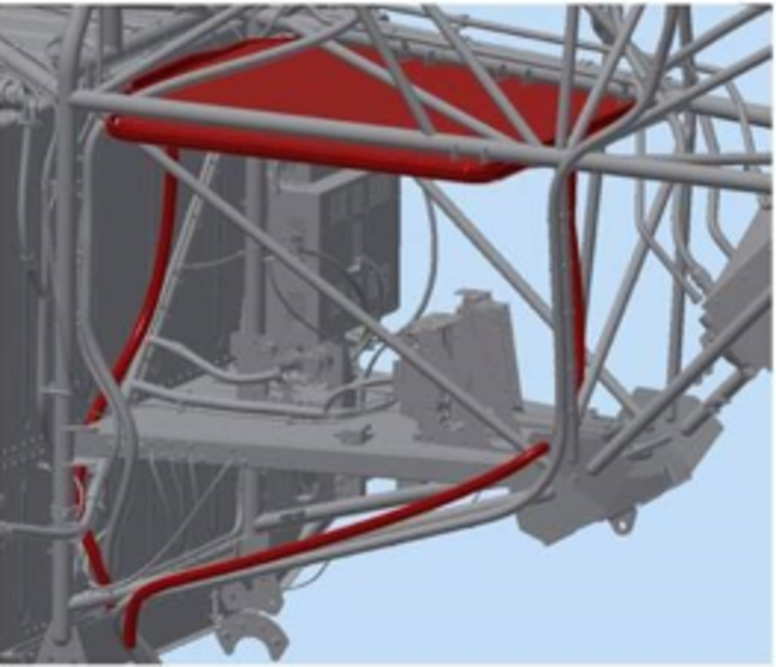 Bell 505 Avionics Rain Shield