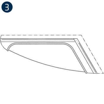 Replacement Element Lt. Gray, R/H