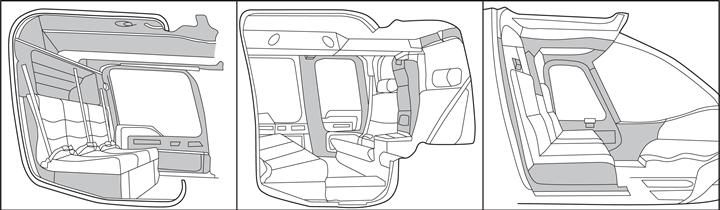 Trim Replacement Kit, Linen with Carbon Fiber Accent