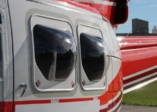 Cargo Door Window Clear, L/H or R/H