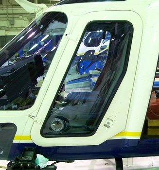 High Visibility Crew Door w/Snap Vent, L/H