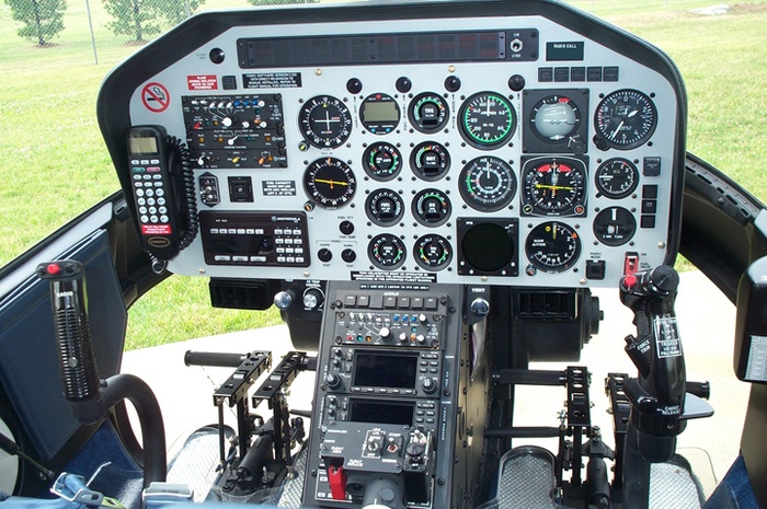 Bell 407, Expanded Instrument Panel (Dimensions: 14.375 X 29.5)