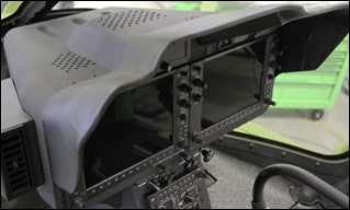 Glareshield (base ship without air conditioning)