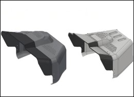 Glareshield (base ship without air conditioning)