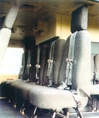 5-Place Utility Seat Configuration Bell 212 S/N 34501 and subsequent, Bell 412, 412EP S/N 36061 and subsequent